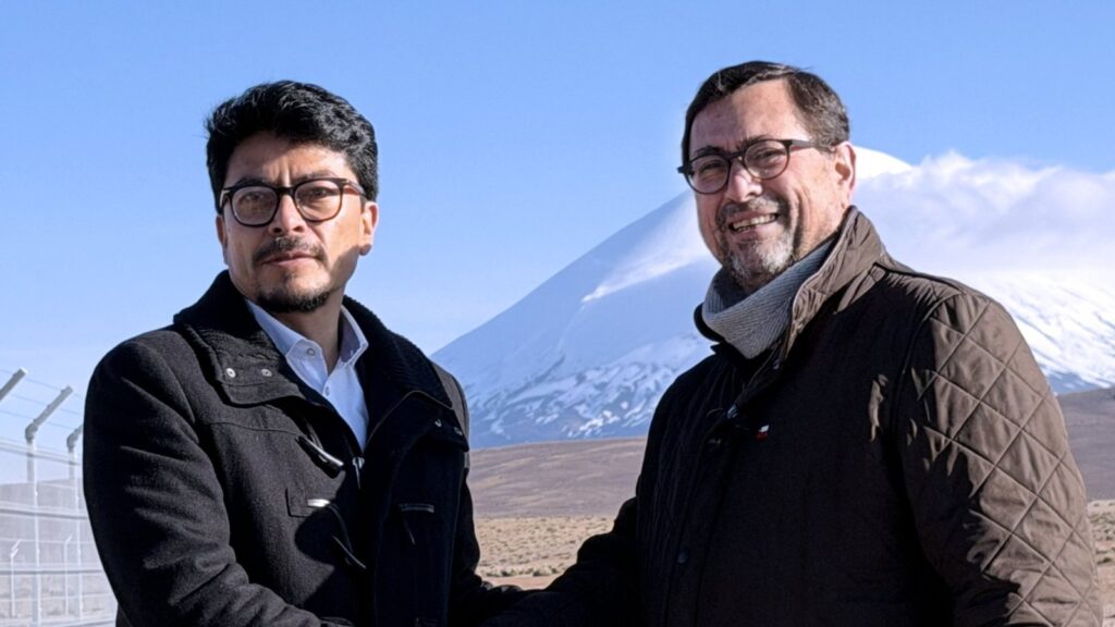 Los cancilleres de Bolivia, Fernando Aramayo, y Chile, Francisco Pérez Mackenna. / Foto: Cancillería de Chile.