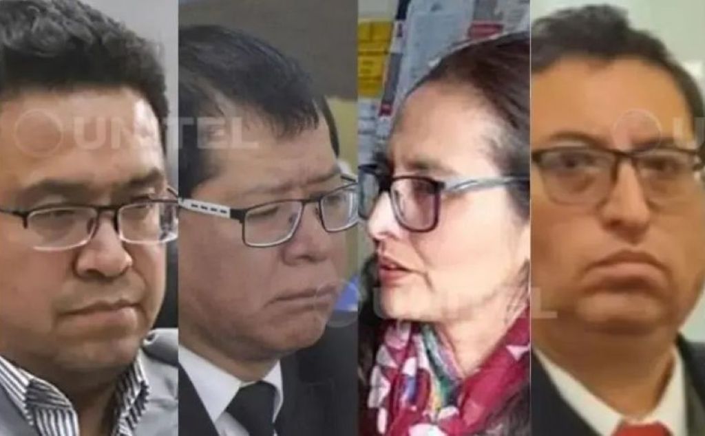 Los procesados en el caso Consorcio. / Foto: Unitel