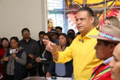 Luis Revilla, candidato a la Gobernación de La Paz. / Foto: LR