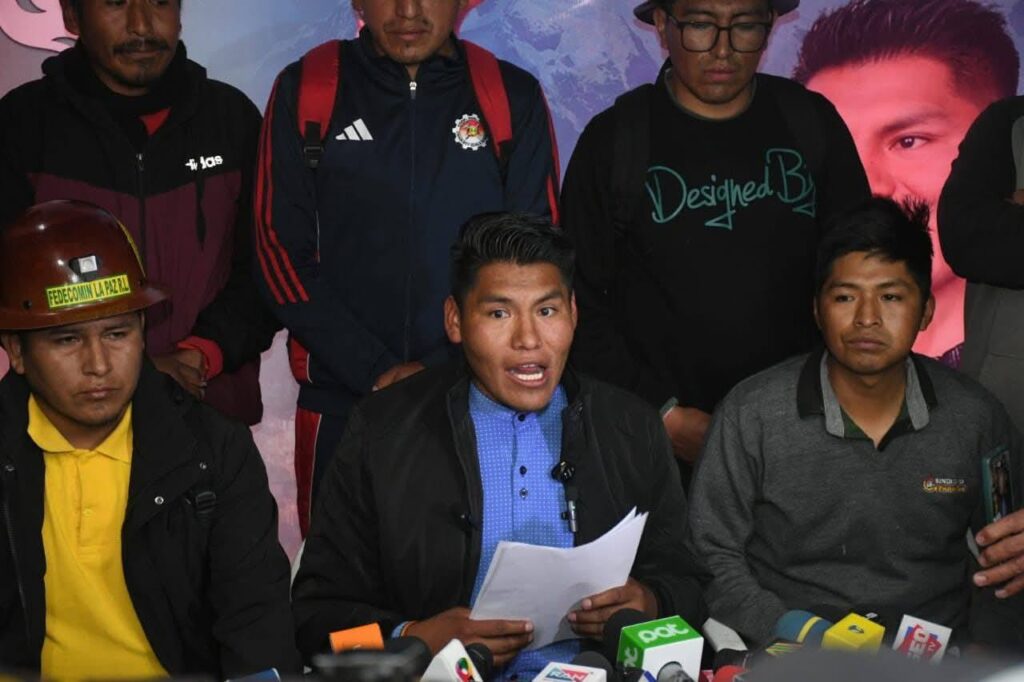 René Yahuasi en la conferencia del miércoles. / Foto: RRSS