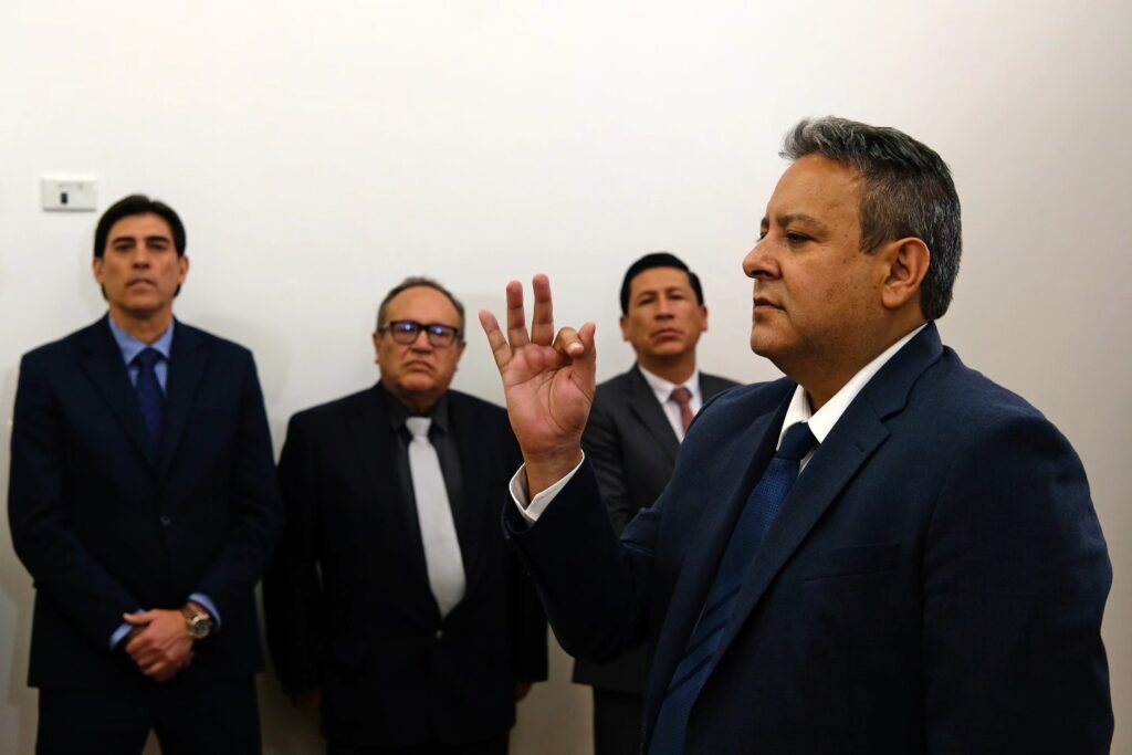 Sebastián Daroca, nuevo presidente de YPFB. / Foto: DirCom.