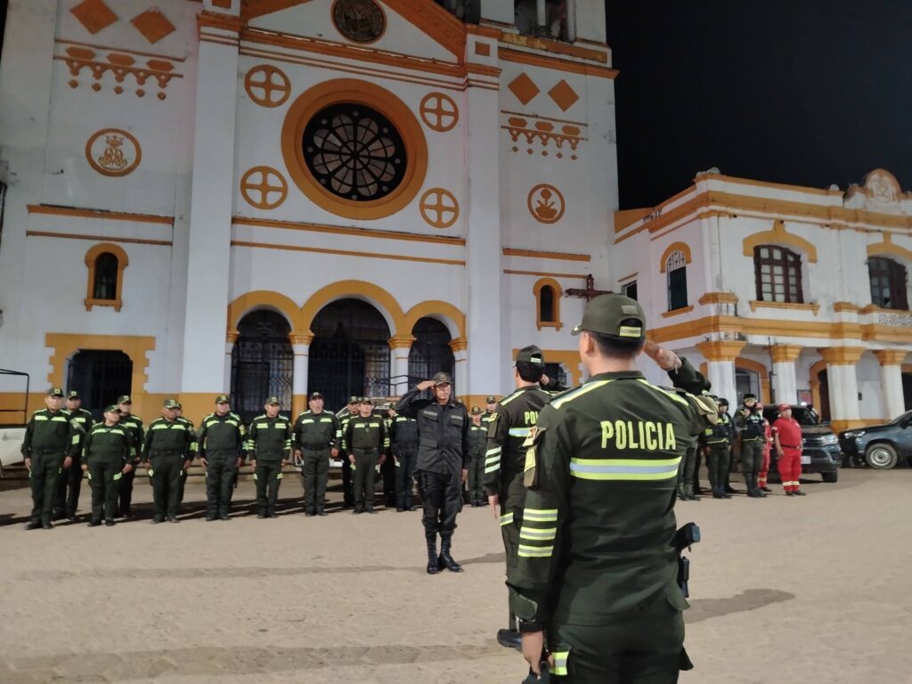 Un operativo policial en Trinidad. / Foto: Policía.