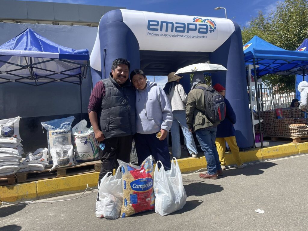 Un punto móvil de Emapa. / Foto: Emapa