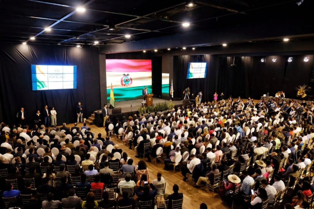 El Gran Encuentro Nacional que el Gobierno organizó en Cochabamba. / Foto: Rodrigo Paz.