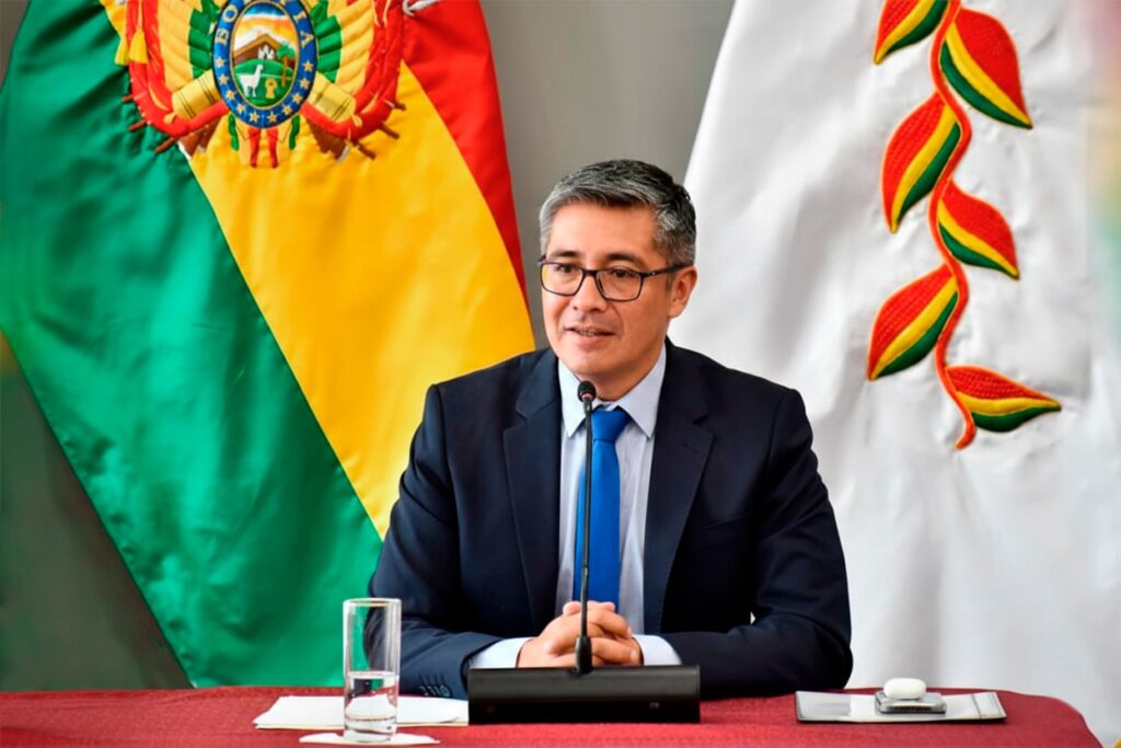 El ministro de Economía, José Gabriel Espinoza. / Foto: MEFP