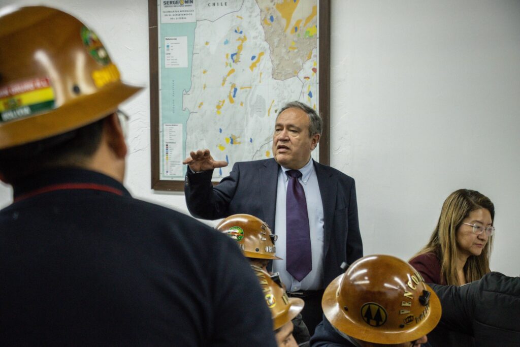 El ministro de Minería, Marco Antonio Calderón. / Foto: MMYM.
