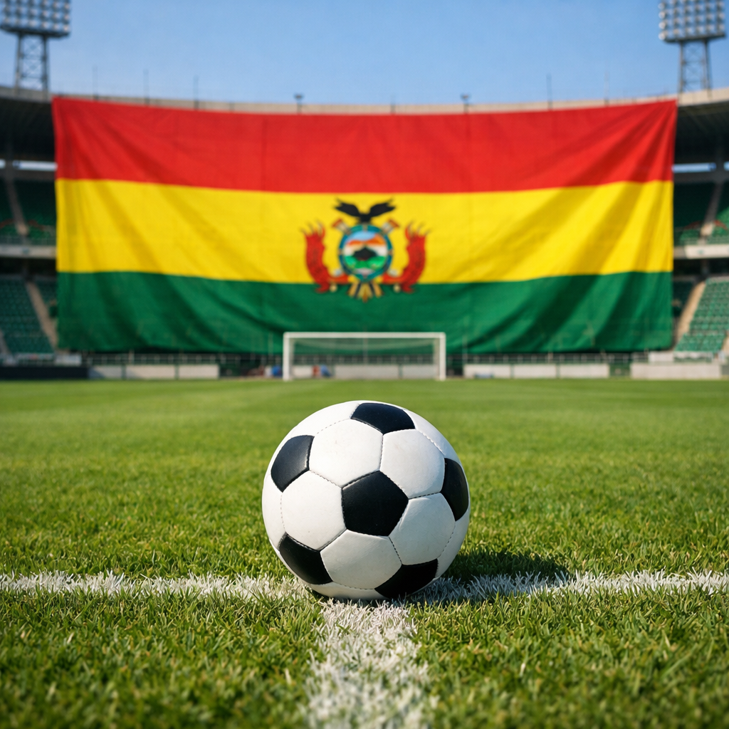 Imagen referencial de un estadio de Bolivia. / Foto: eju.tv con IA