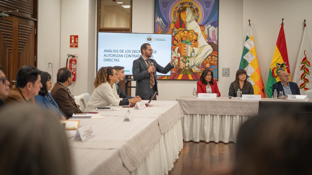 La jornada de trabajo sobre el control, fiscalización y lucha contra la corrupción. / Foto: Presidencia.