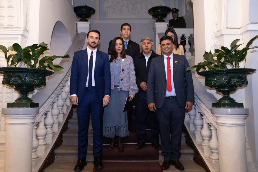 Los gobernadores que se reunieron en Sucre. / Foto JP