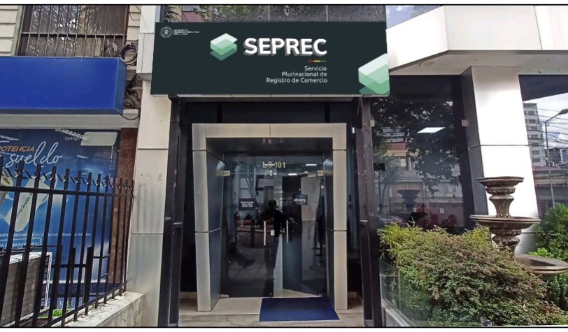 Una oficina el Seprec en La Paz. / Foto: Seprec