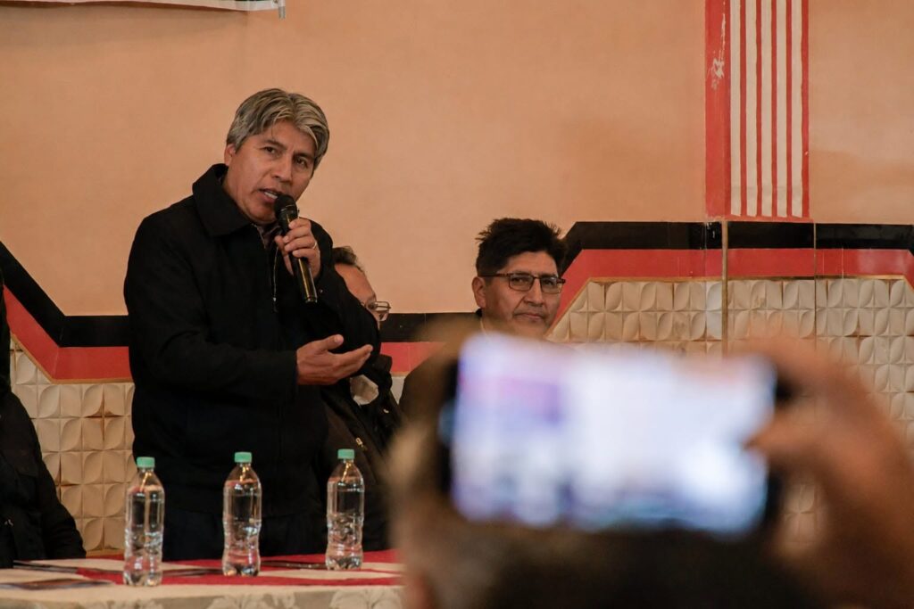 El gobernador de Oruro, Edgar Sánchez. / Foto: Gobernación