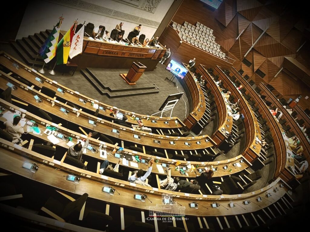 La sanción en la Cámara de Diputados de la ley que reglamenta los estados de excepción. / Foto: Diputados