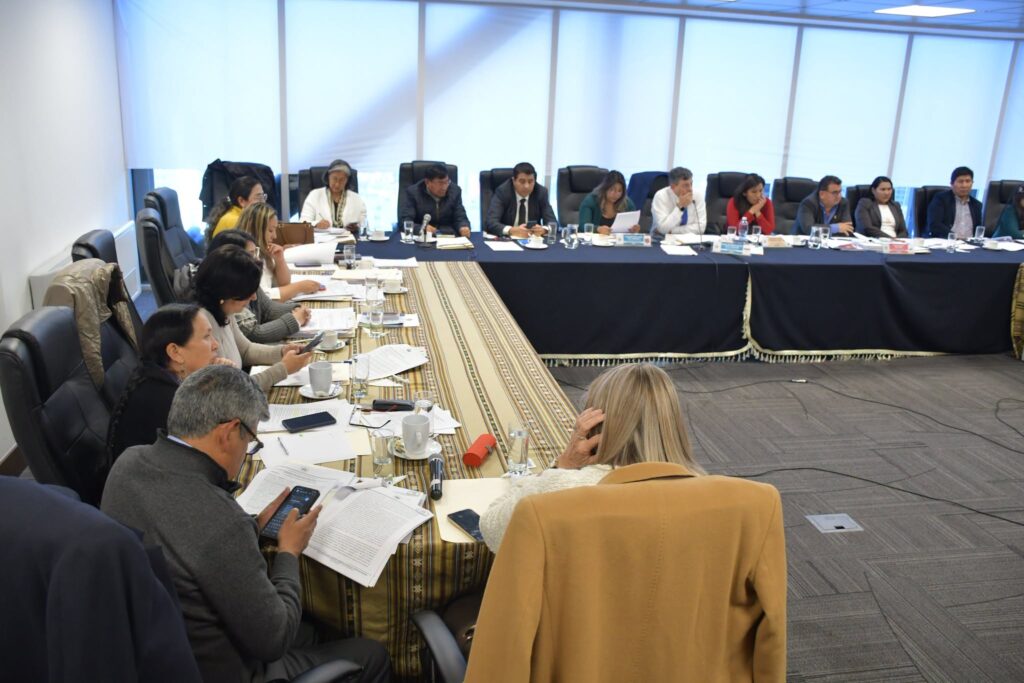 La sesión de la Cámara de Senadores. / Foto: Senado.