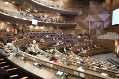 Una sesión de la Asamblea Legislativa Plurinacional. / Foto: Vicepresidencia.