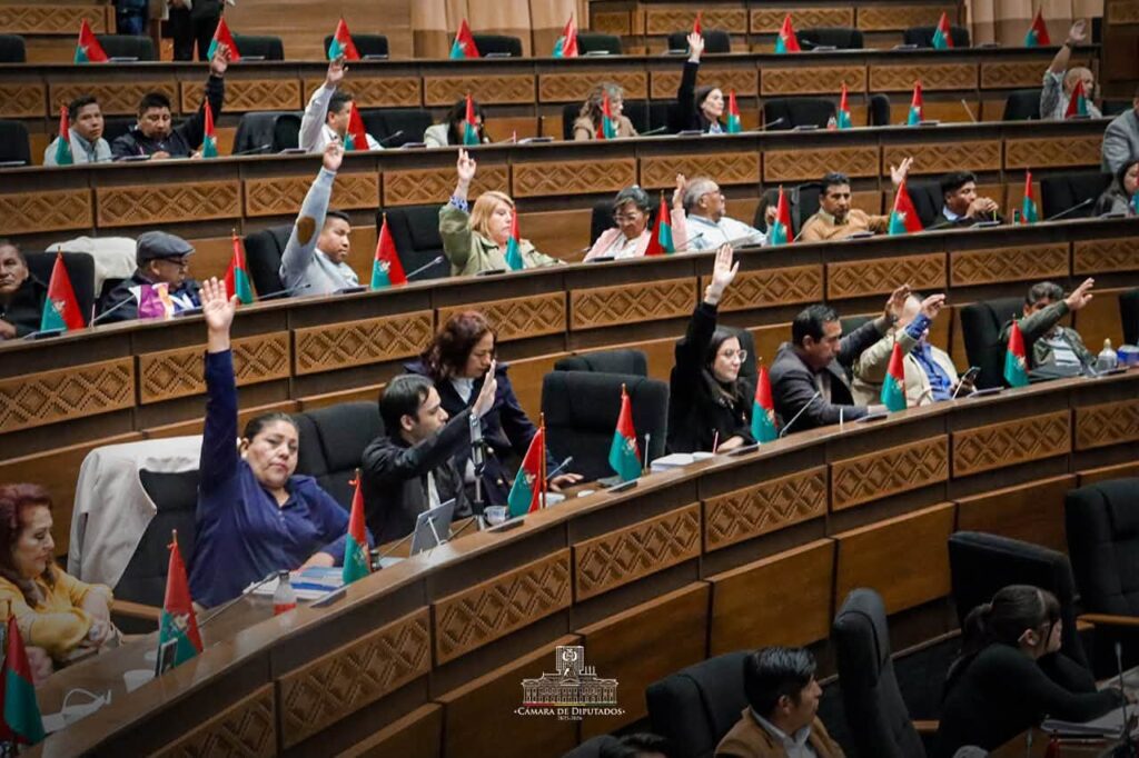 La sesión de la Cámara de Diputados que se instaló el miércoles. / Foto: CD