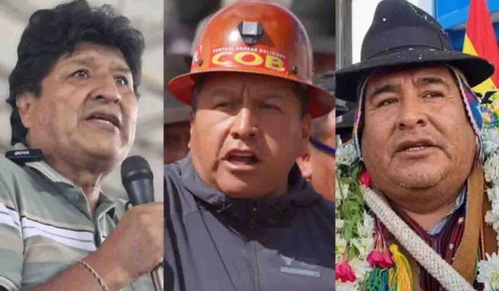 Morales, Argollo y Salazar, los denunciados por los cívicos de Santa Cruz. / Foto: El Día