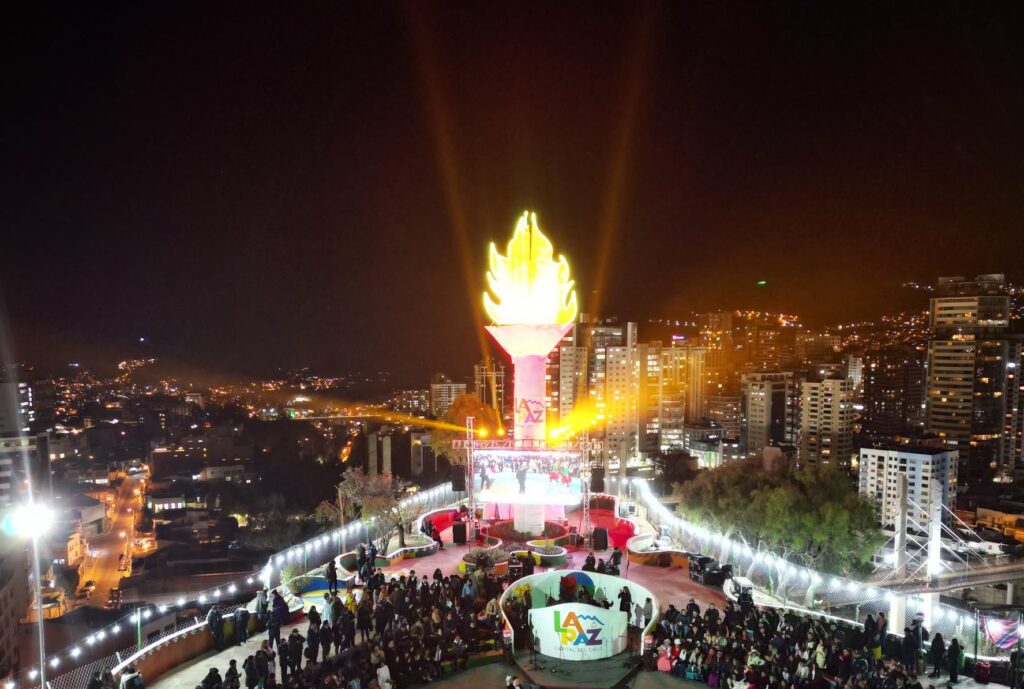 Un acto por el inicio de las Fiestas Julias. / Foto: GAMLP