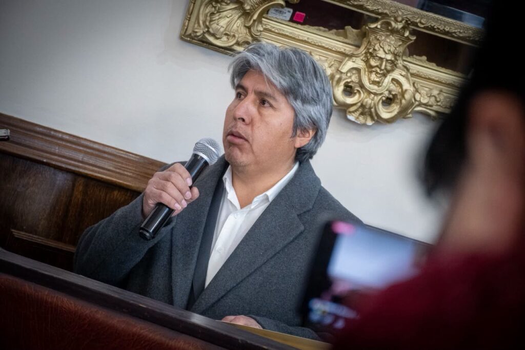 El gobernador de Oruro, Edgar Sánchez. Foto Gobernación