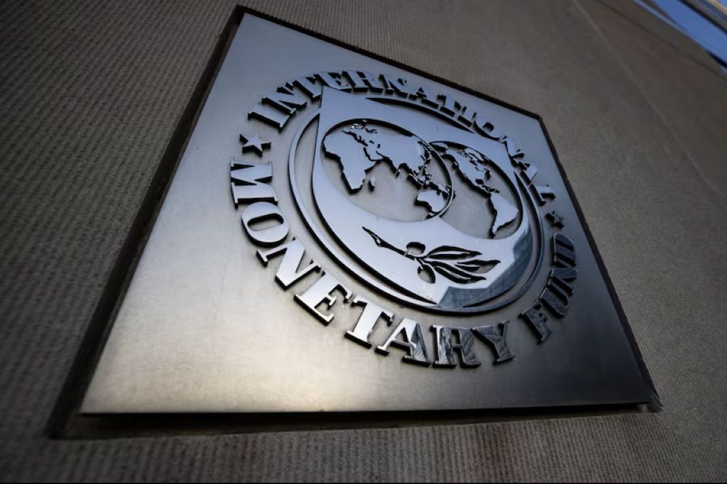 El logotipo del FMI. / Foto: bloomberglinea.