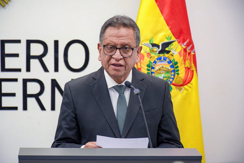 El ministro de Gobierno, Marco Antonio Oviedo. / Foto: Min. Gob.