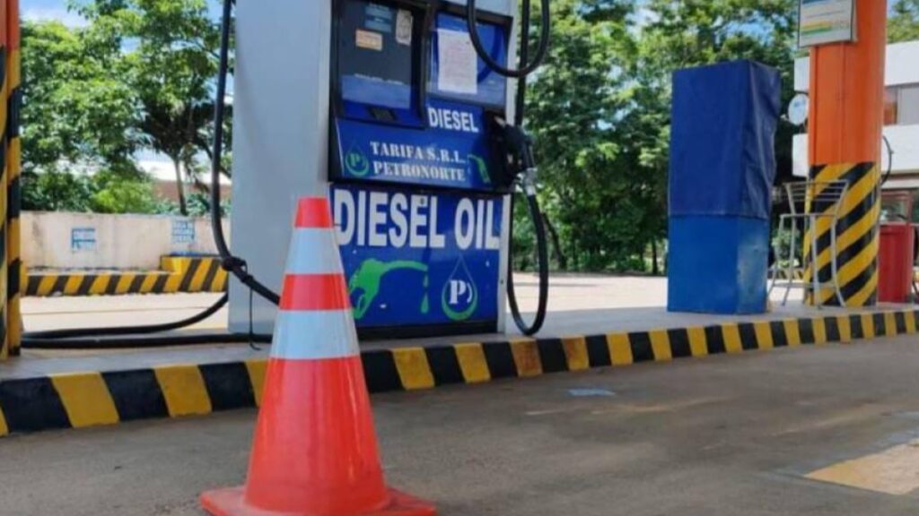 Una estación de servicio que vende diésel. / Foto: ANF
