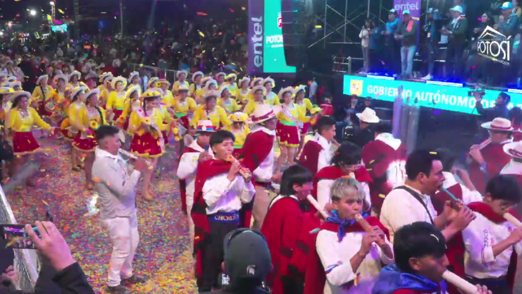 La festividad de Ch'utillos comenzó el viernes. / Foto: Captura de video