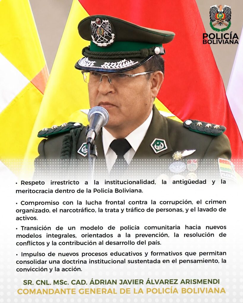 Compromisos del nuevo comandante. Foto Policía
