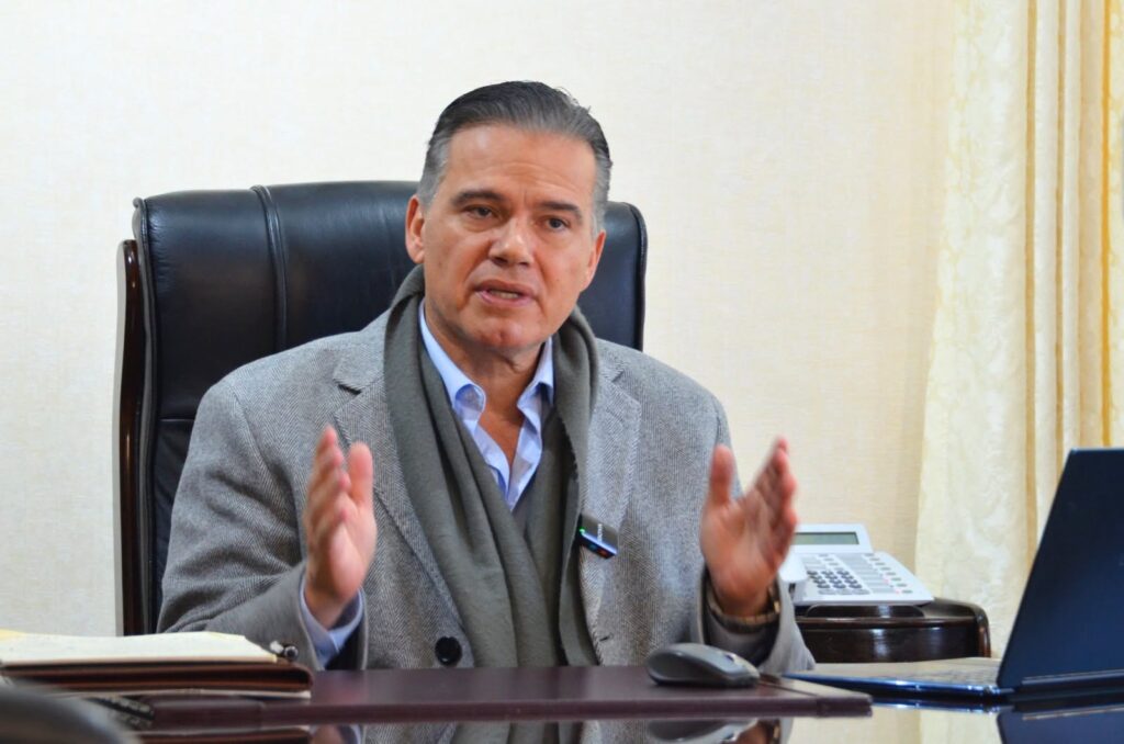 El ministro de Defensa, Ernesto Justiniano. / Foto: M. D.