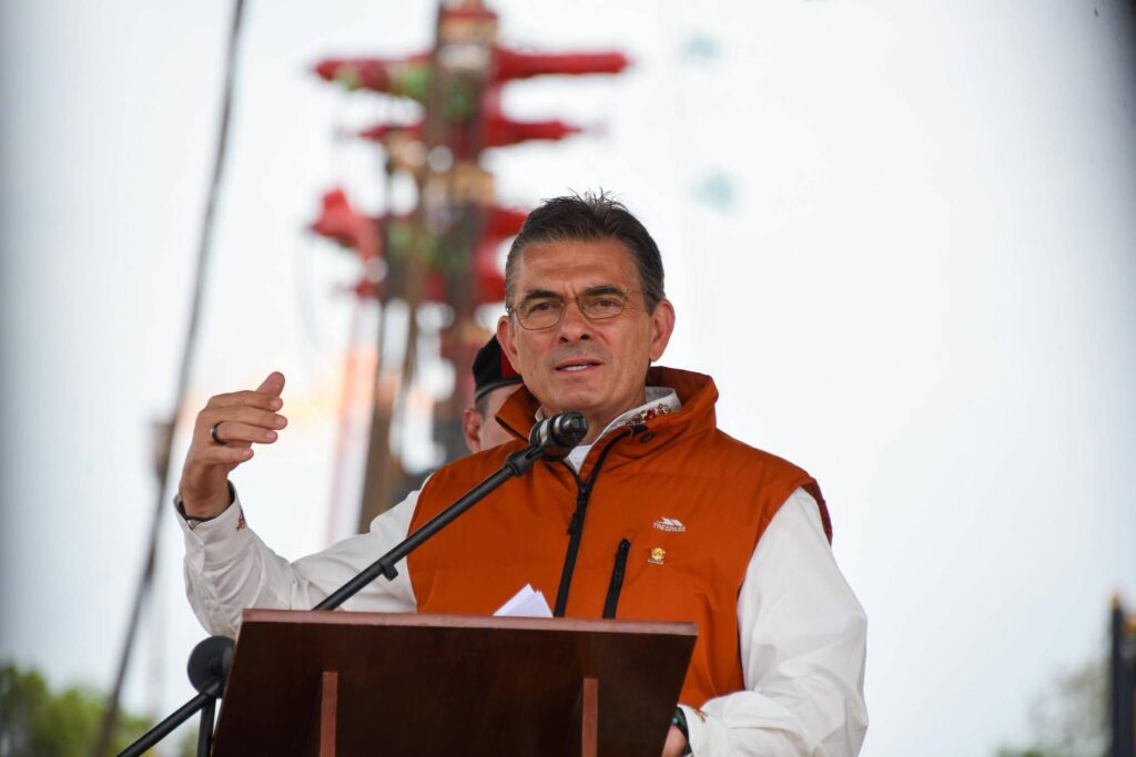 El presidente Rodrigo Paz en Okinawa. / Foto: Gobcom