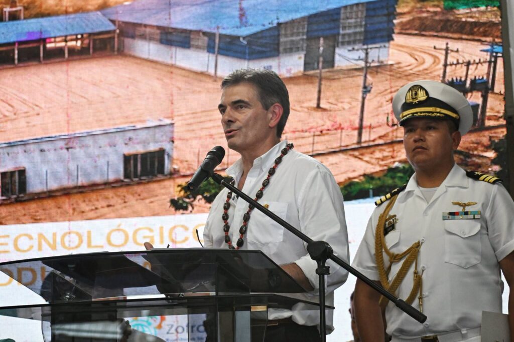 El presidente Rodrigo Paz en su visita a Pando. / Foto: Gobcom