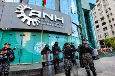 La intervención de la ANH en La Paz. / Foto: MPMA