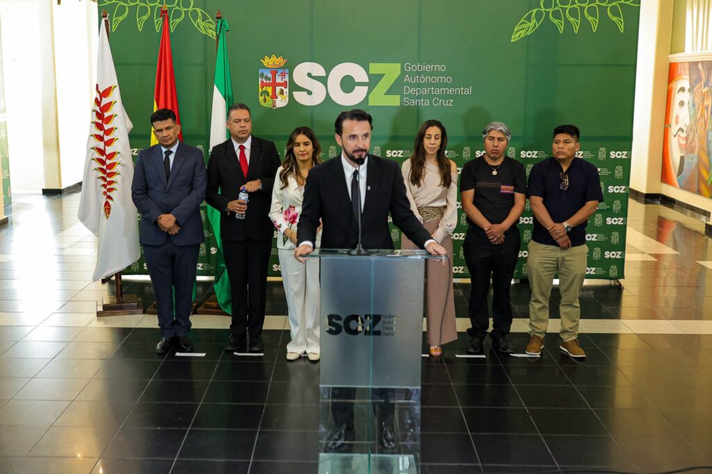Los gobernadores que se reunieron en Santa Cruz. / Foto: Gobernación de Santa Cruz.