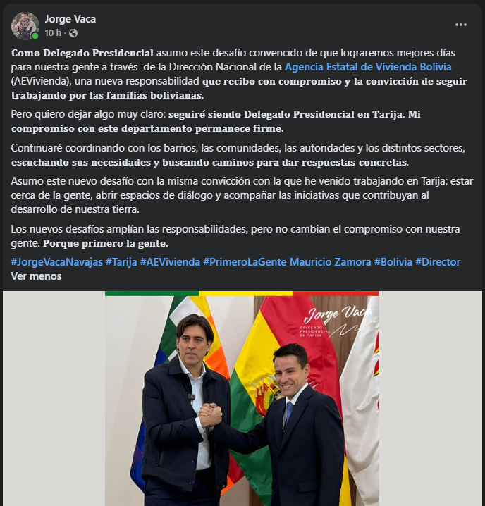 El mensaje del nuevo director de la AEVivienda.