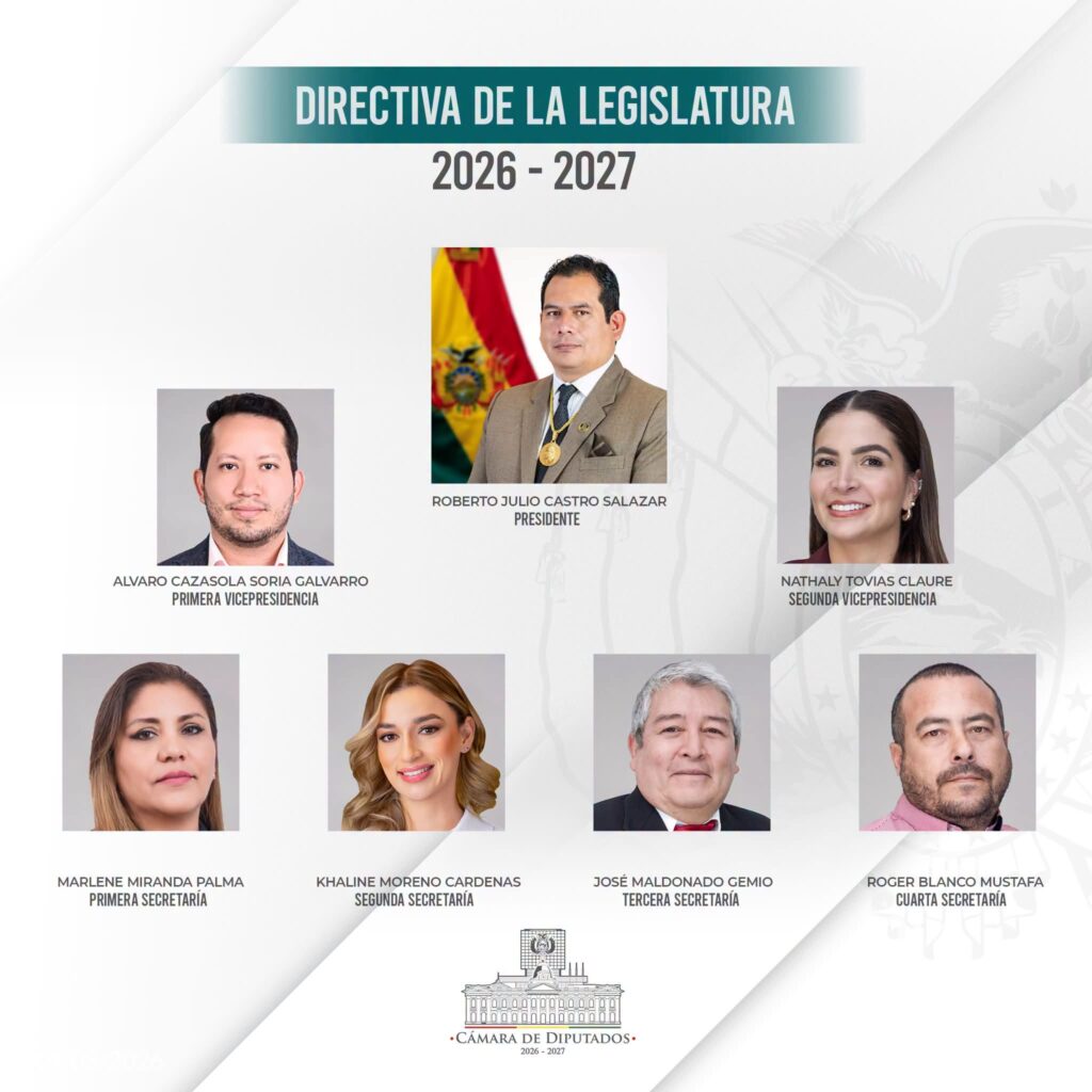 El anuncio de la Cámara de Diputados sobre la directiva. / Foto: Cámara de Diputados