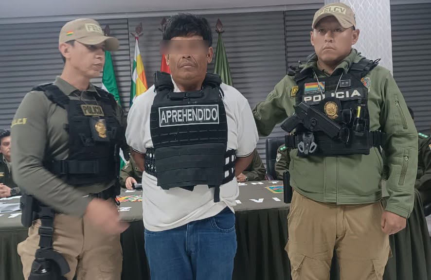 El feminicida de Warnes. / Foto: Policía.