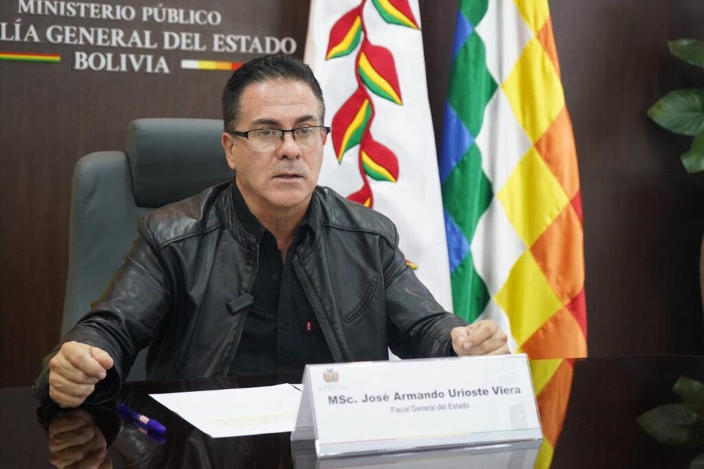 El fiscal general del Estado, José Armando Urioste. / Foto: Fiscalía.