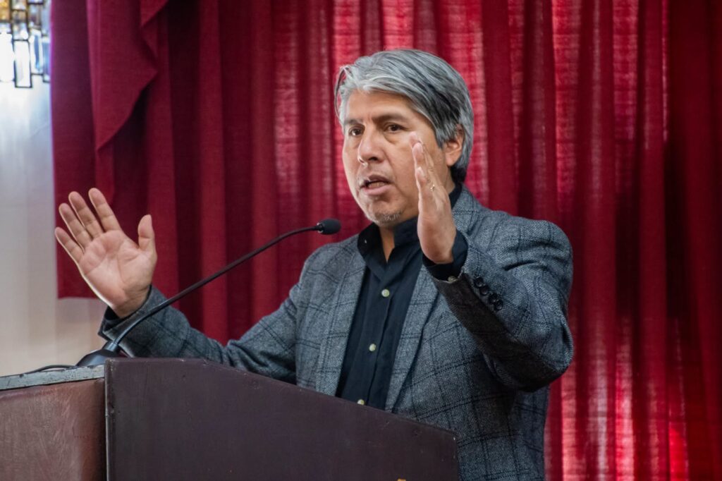 El gobernador de Oruro, Edgar Sánchez. / Foto: Gobernación de Oruro.