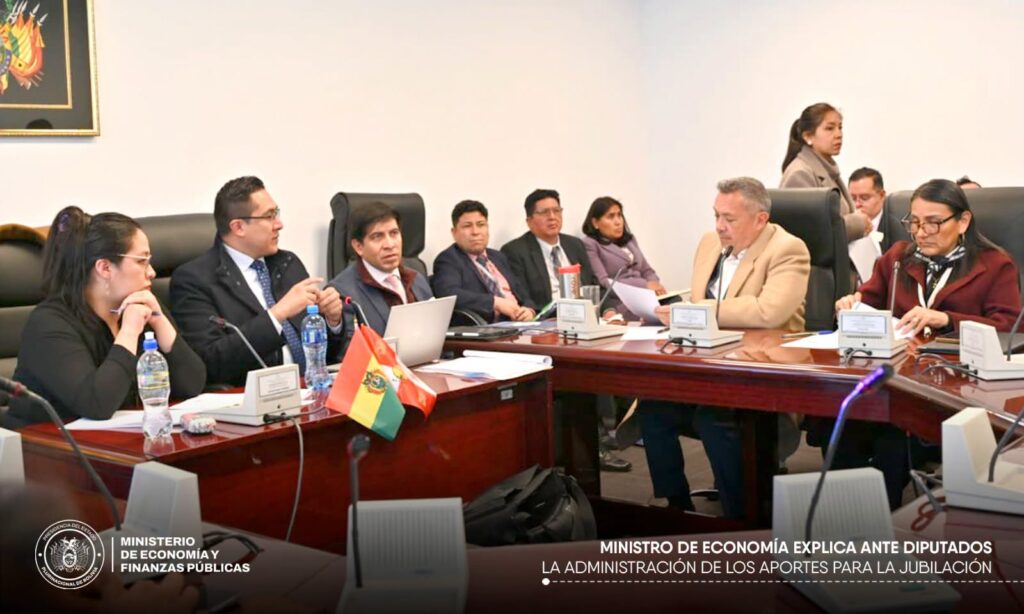 El ministro de Economía en la Comisión de Política Social de la Cámara de Diputados. / Foto: Min. Economía