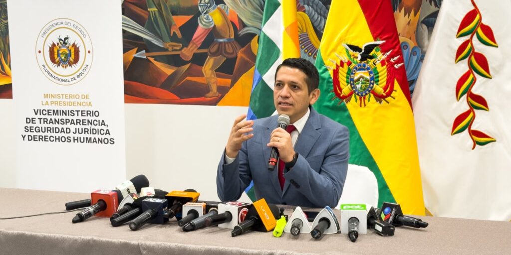 El viceministro de Transparencia Seguridad Jurídica y Derechos Humanos, Yamil García. / Foto: Min. Presidencia.