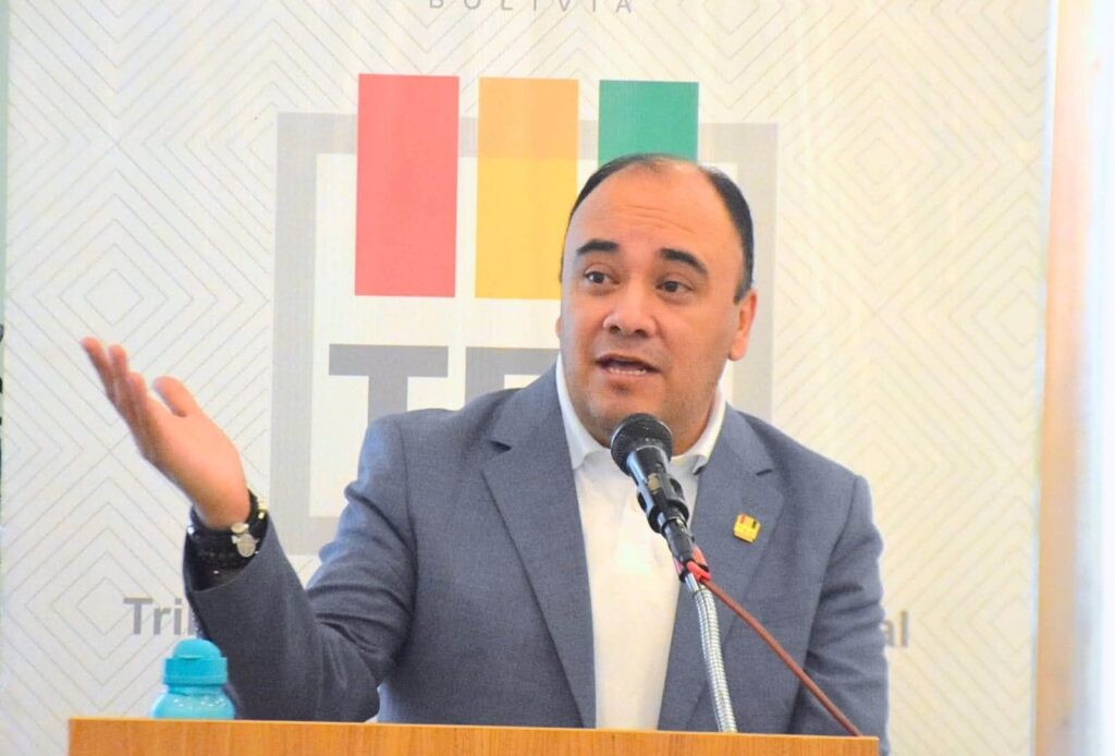 El vocal del TSE, Gustavo Ávila. / Foto: TSE