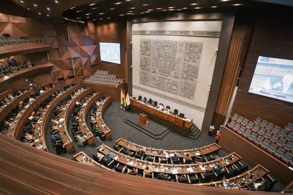 La sesión del Legislativo en la cual se aprobó la ley de suspensión de fiscales. / Foto: Roberto Castro