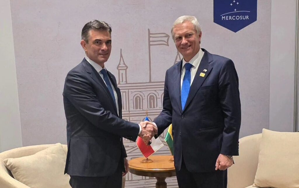 Los presidentes Rodrigo Paz y José Antonio Kast. / Foto: Presidencia