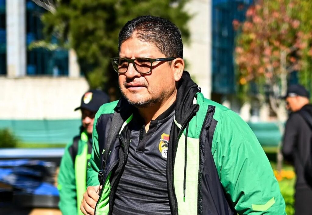 Óscar Villegas, director técnico de la Selección absoluta de Bolivia. Foto FBF