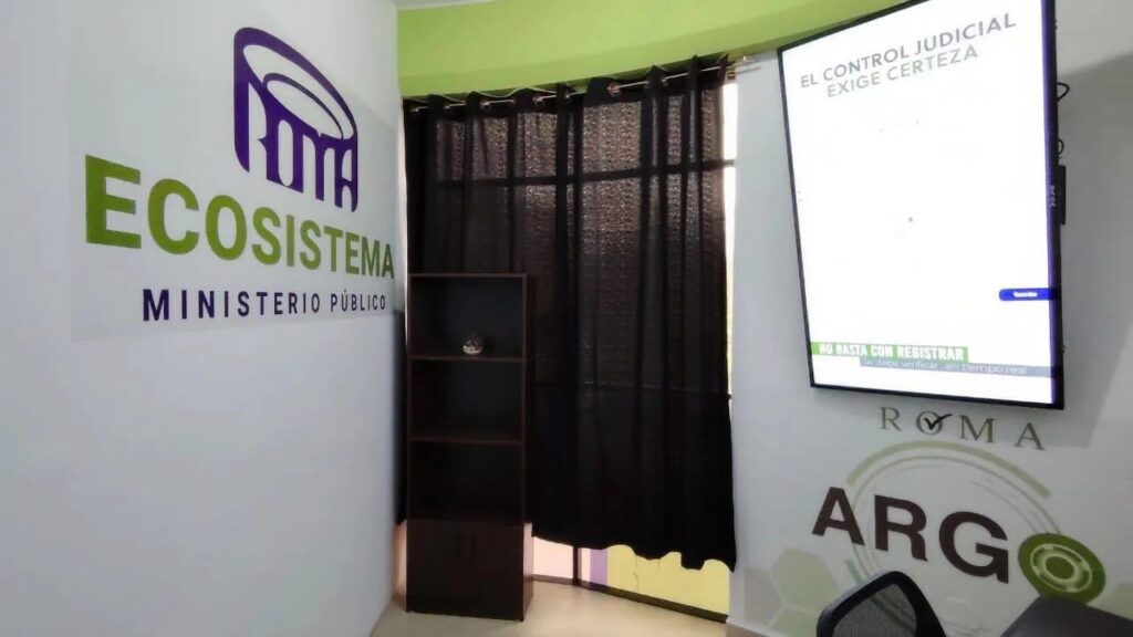 Una sala del sistema ROMA ARGO. / Foto: Fiscalía
