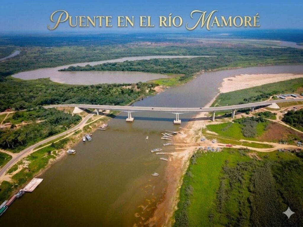 Uno de los diseños del puente sobre el Río Mamoré. / Foto: Facebook Río Mamoré