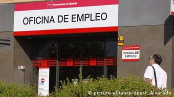Oficina de Empleo en Madrid, España.