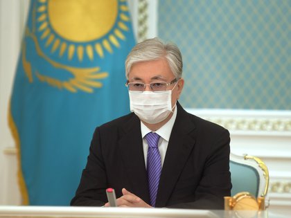 El presidente Kasajko, Kassym-Jomart Tokayev Kazakh Presidential Press Service/Handout via REUTERS ATTENTION EDITORS - THIS IMAGE WAS PROVIDED BY A THIRD PARTY.