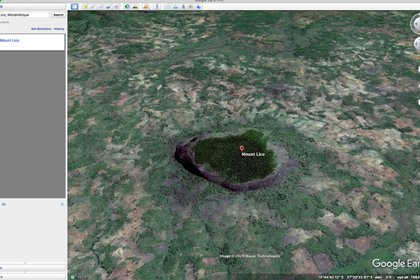 Hallazgos de bosques en Google Earth