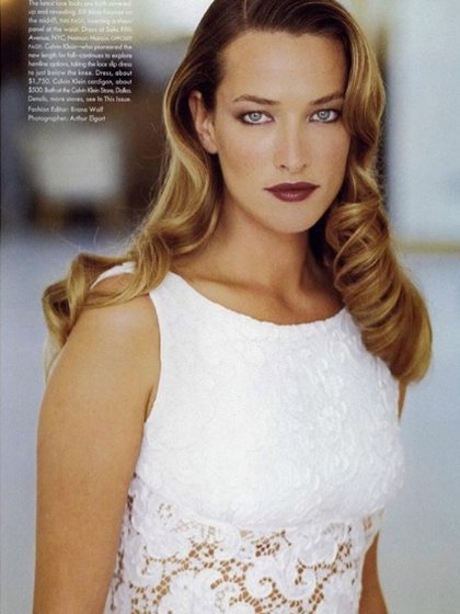 Tatjana Patitz en "Vogue", en 1995 (IG: tatjanapatitz)
