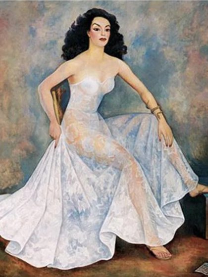La obra, pintada por Rivera en 1949, no fue del agrado de María Félix (Especial)
